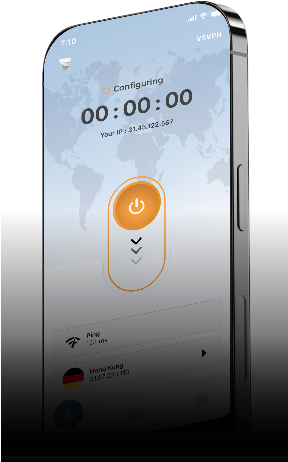 VPN App Left Phone